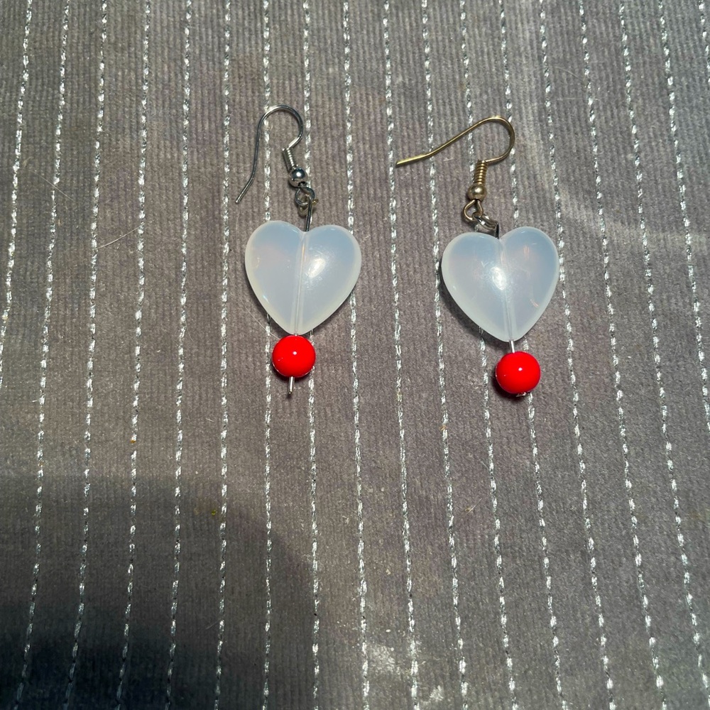 Just in time for Valentine’s Day. Handmade hearts.  $8